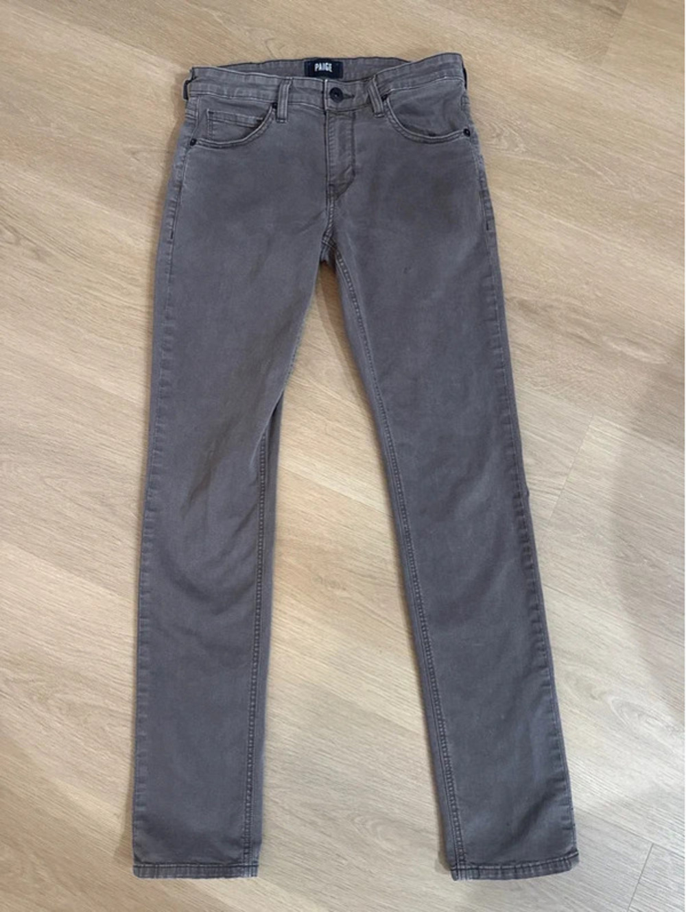 PAIGE Men’s Lennox Slim Fit Jeans Light Brown Tan Earth Tone